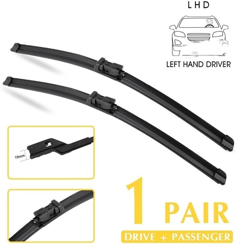 Wivplex Car Front Wiper Blades for Fiat Tipo 356 - Image 4