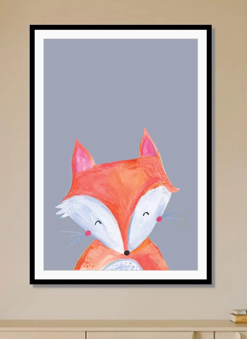 Drawdeck Woodland Fox On Grey