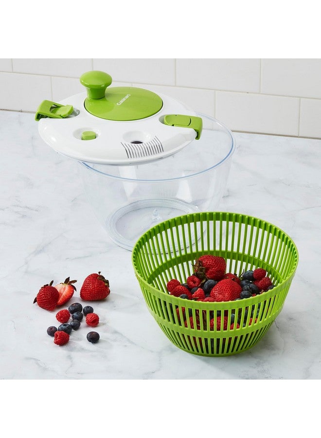 Cuisinart Cuisinart Large Spin Stop Salad Spinner- Wash, Spin & Dry Salad Greens, Fruits & Vegetables, 5qt, CTG-00-SAS1  - Image 2