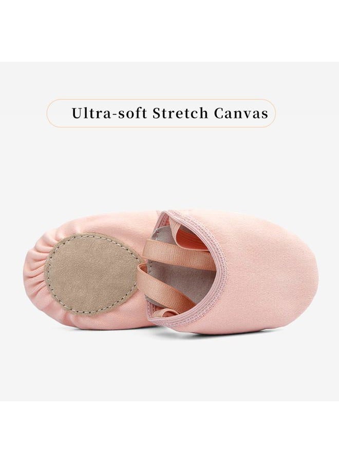 Stelle Big Kid/Women Pink - Girls Canvas Ballet Slipper/Ballet Shoe/Yoga Dance Shoe Toddler/Little Kid/Big Kid/Women/Boy, 37 EU - Image 3