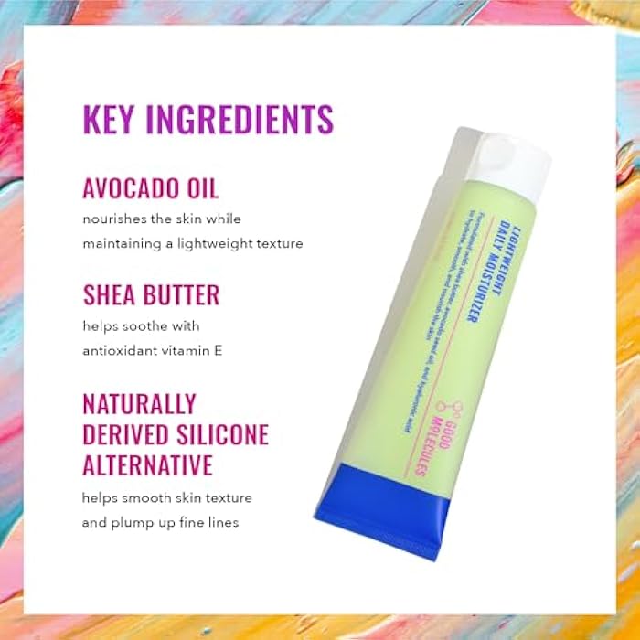 Good Molecules Lightweight Daily Moisturizer - Non-Greasy Face Moisturizer with Shea Butter and Hyaluronic Acid for Deep Hydration - Face Lotion, Skin Care for Face - Image 3