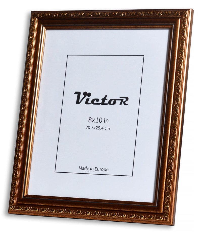 VictoR picture frame Chagall 8x10 brown gold frame  vintage antique frames with shutterprrof acrylic glass  baroque/antique - Image 3