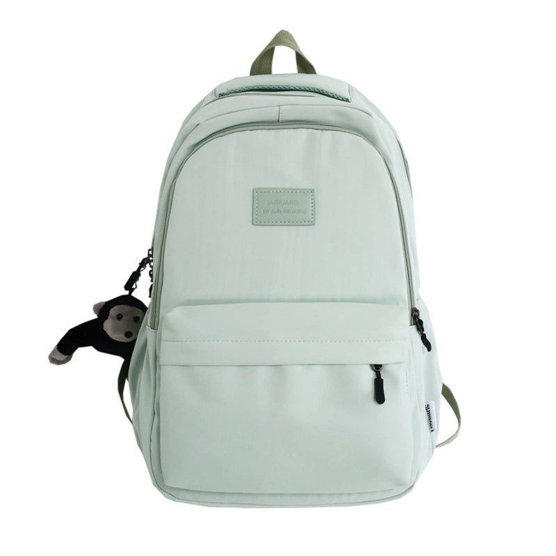 JARKJARD Aesthetic Backpack Cute Backpack for School College Backpack Large Capacity Bookbags for Girls Women Students Casual Travel Daypacks Solid ColorGreen - Image 2