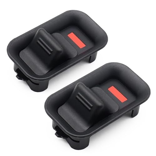 Txouoxt Front Rear Side Door Lock Replacement Flip Slide Button Knob Lever Fit for Chevy Cadillac GMC Avalanche Silverado Suburban Tahoe Escalade Sierra Yukon 1999-2006 Replace 15172121 75397 (2) - Image 1