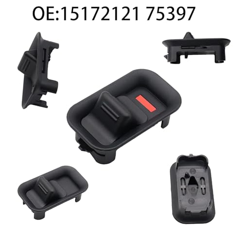 Txouoxt Front Rear Side Door Lock Replacement Flip Slide Button Knob Lever Fit for Chevy Cadillac GMC Avalanche Silverado Suburban Tahoe Escalade Sierra Yukon 1999-2006 Replace 15172121 75397 (2) - Image 2