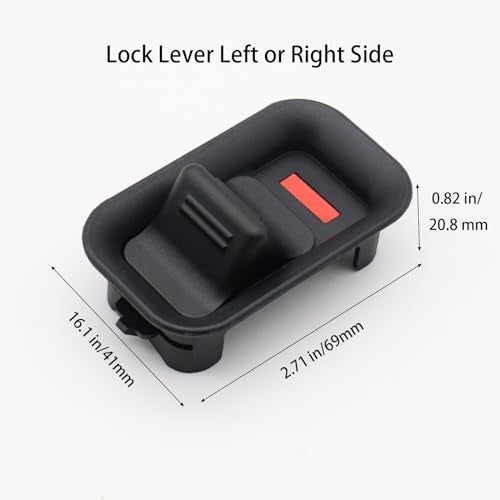 Txouoxt Front Rear Side Door Lock Replacement Flip Slide Button Knob Lever Fit for Chevy Cadillac GMC Avalanche Silverado Suburban Tahoe Escalade Sierra Yukon 1999-2006 Replace 15172121 75397 (2) - Image 3