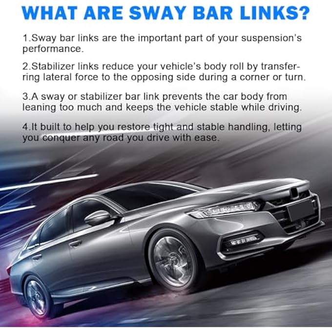 TUCAREST Rear Stabilizer Sway Bar Link 2Pcs K3202 Compatible With 19992004 JeEp Grand Cherokee  52088319 52088319Ab - Image 5