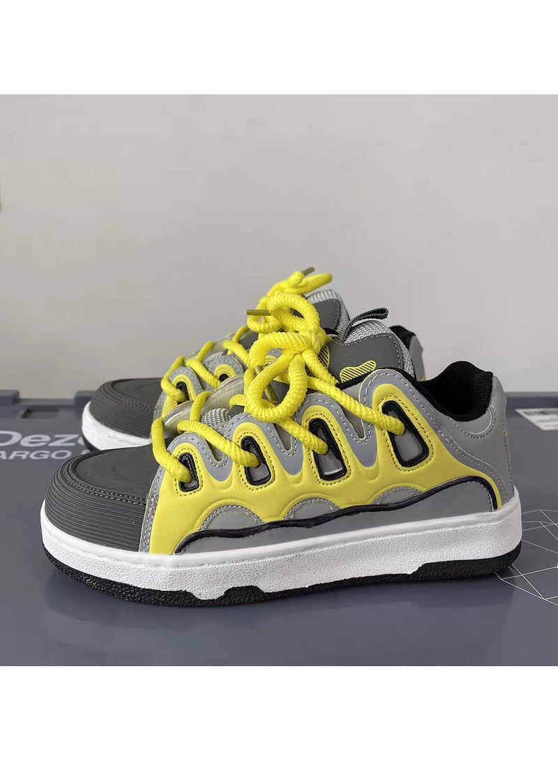 KUYING New Thick Sole Elevated Board Shoes  - Image 1