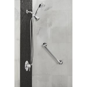 Moen YG0412BN Bathroom Safety 12Inch Stainless Steel Modern Bathroom Grab Bar Brushed Nickel - Image 3
