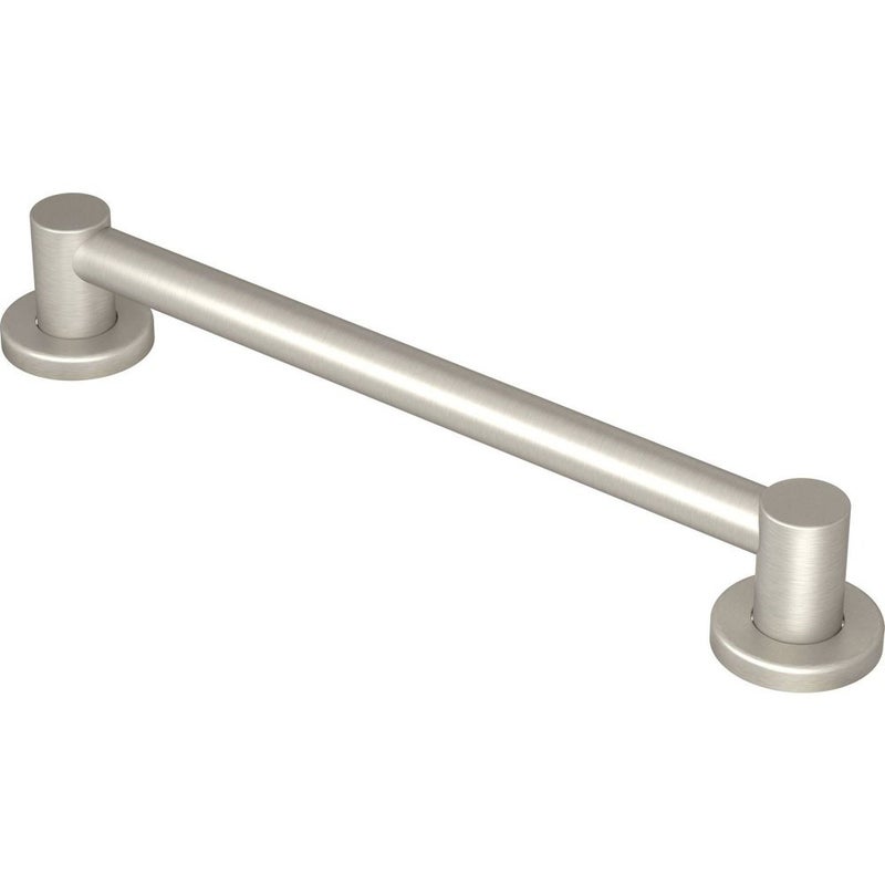 Moen YG0412BN Bathroom Safety 12Inch Stainless Steel Modern Bathroom Grab Bar Brushed Nickel - Image 2
