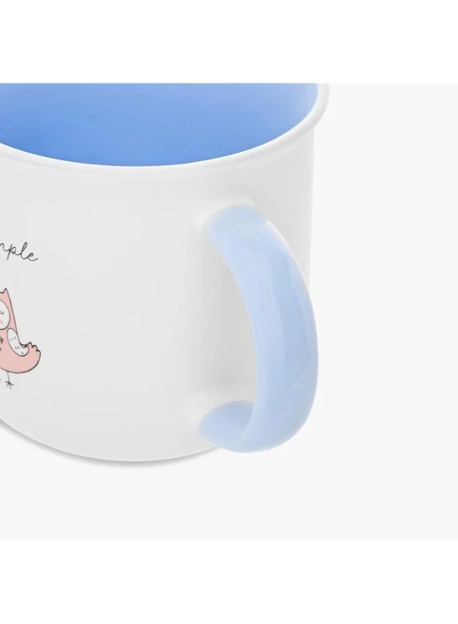 لايف ستايل Owl Print New Bone China Mug with Handle - 355 ml