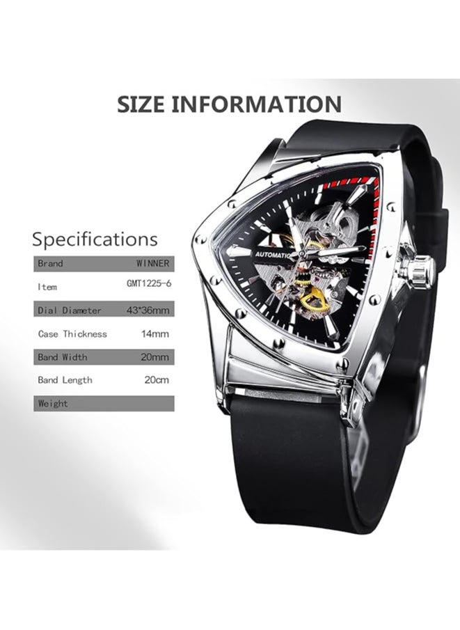 Watches for Men Watch Soft Silicone Strap Luxury Luminous Water Resistant Automatic Mechanical Wristwatch 8243 - pzsku/Z55537140066CB4D95873Z/45/_/1723543265/cfa848a0-8fde-49ab-b0be-dc9cfbb3f96e