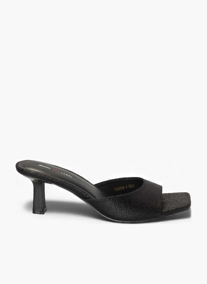 Bata Kitten Heel Slip-On Sandals - Image 1
