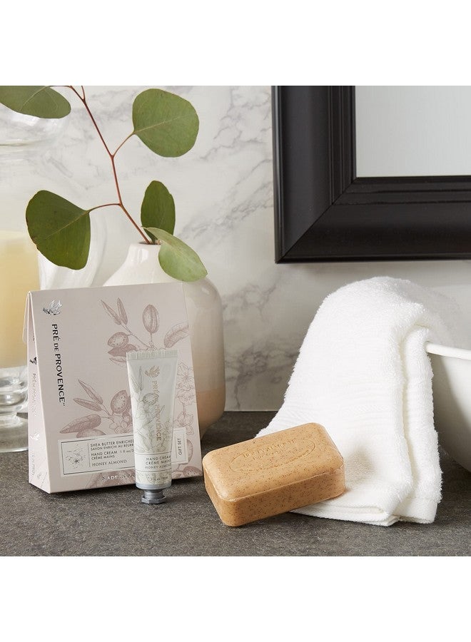 Pre de Provence Gift Set Collection 150 Gram Soap Bar & 1 fl oz Hand Cream, Honey Almond - Image 5