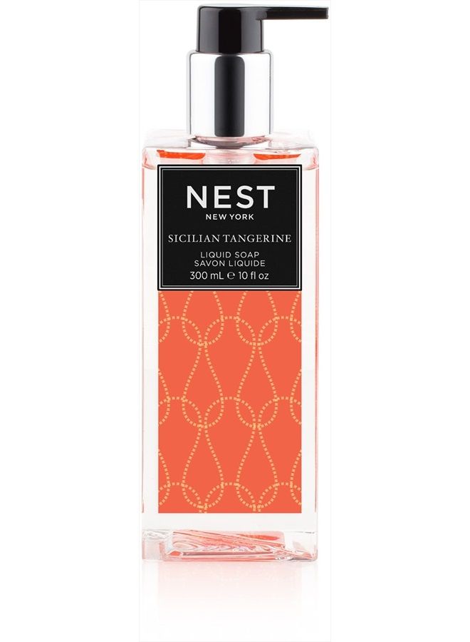 NEST FRAGRANCES Scented Liquid Hand Soap- Sicilian Tangerine , 10 fl oz - Image 1
