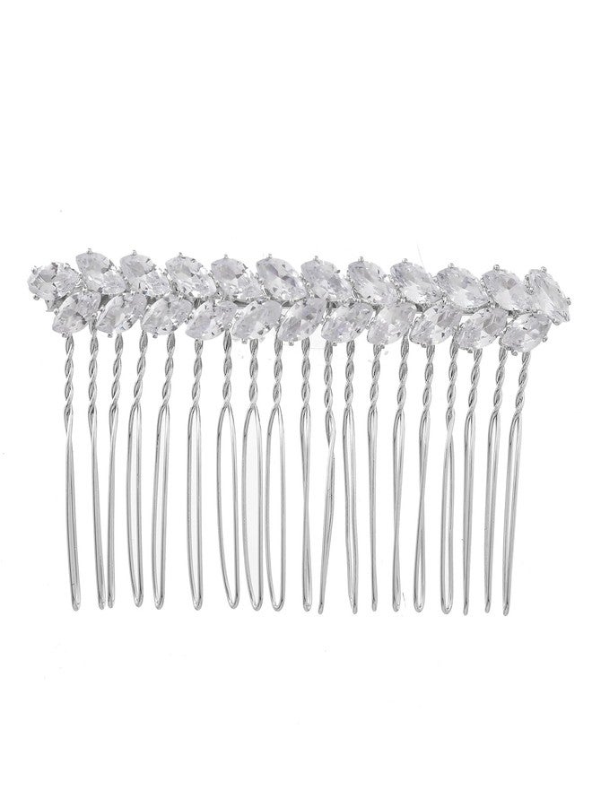 VOYLLA Royal Romance Juliana Comb Pin Hair Accessories|Comb Pin Hair Accessories For Women|Women Hair Accessories|Gift For Women|American Diamond|Wedding|Cocktail|Love|Heart|Party|Valentine Gift - Image 2