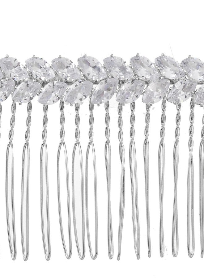 VOYLLA Royal Romance Juliana Comb Pin Hair Accessories|Comb Pin Hair Accessories For Women|Women Hair Accessories|Gift For Women|American Diamond|Wedding|Cocktail|Love|Heart|Party|Valentine Gift - Image 5