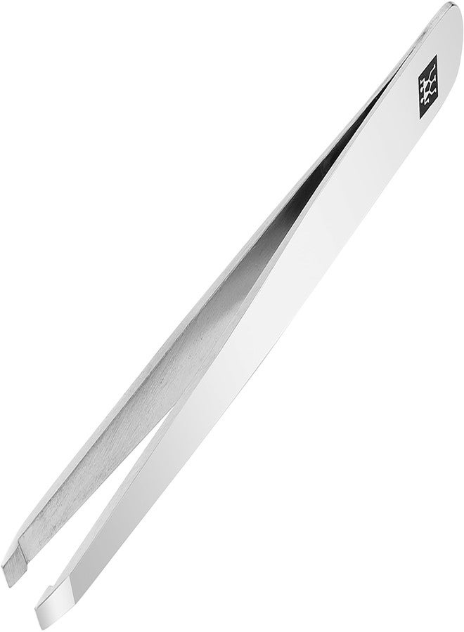 ZWILLING slanted tweezers for precise eyebrow hair removal, stainless steel polished, 90 mm - Image 3