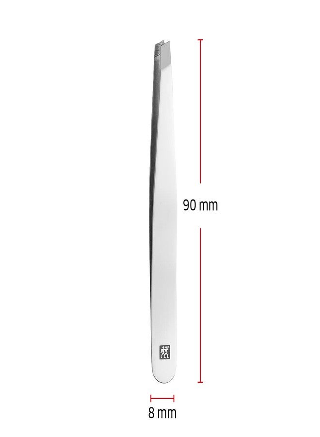 ZWILLING slanted tweezers for precise eyebrow hair removal, stainless steel polished, 90 mm - Image 5