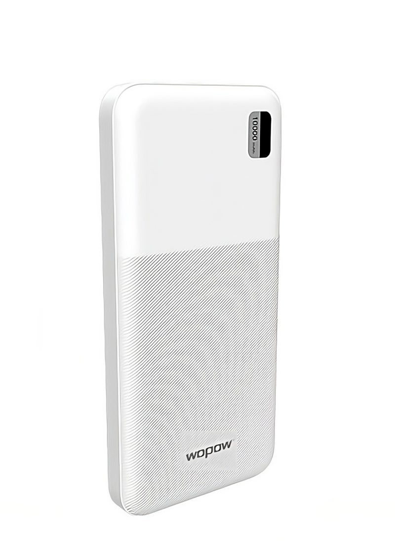 Wopow - Power Bank 10000 mAh P41 2 Port USB And 1 Port Type C For Charge Phone - Image 1