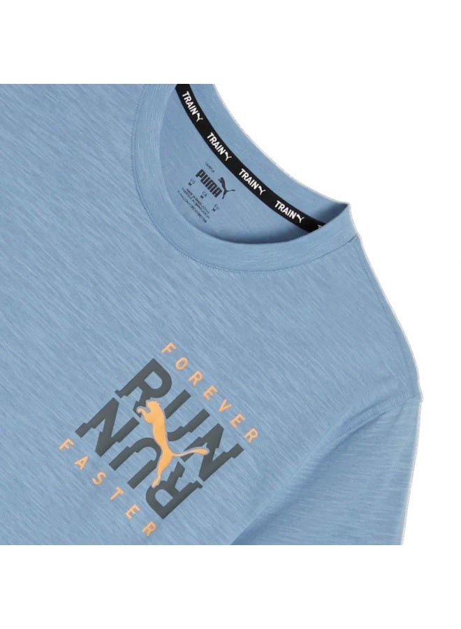 PUMA Men Graphic Run Emblem Tee - Image 2