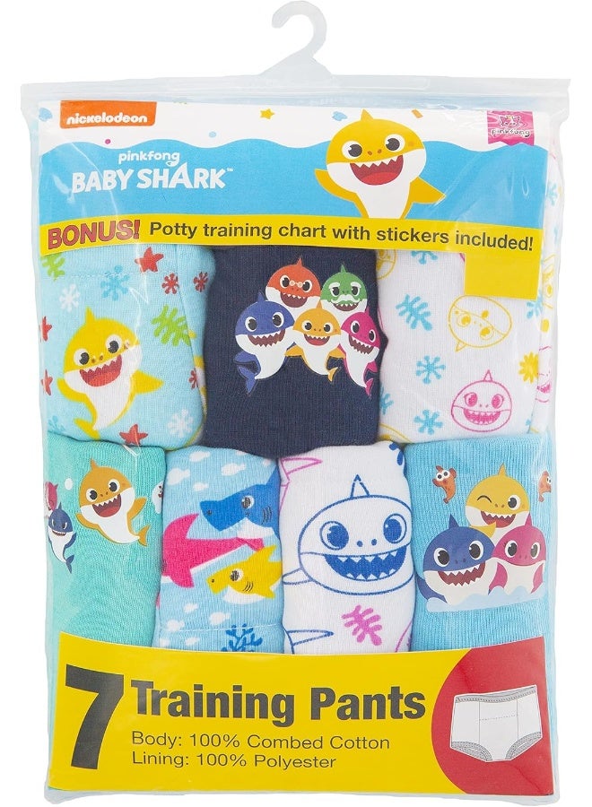 BABY SHARK Baby Shark Training Pant Multipacks with Success Tracking Chart & Stickers, Sizes 18m, 2t, 3t, 4t - Image 2
