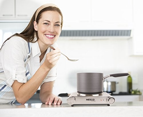 NESCO SB-01, Electric Burner, Stainless Steel, 1500 watts - Image 2