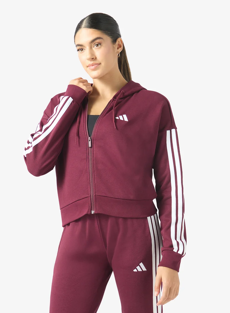 اديداس هودي 3-Stripes Essential فرنش تيري