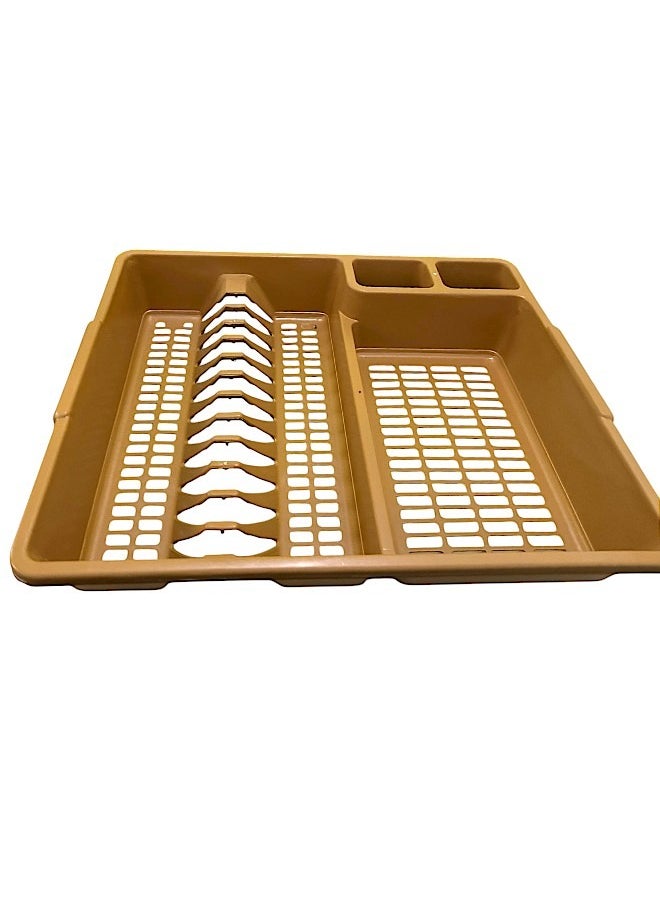 YOLO Single-tier dish rack for Dish Drainer with 12 Plate Shelf, - 46x 38 x 8 cm  - Image 5