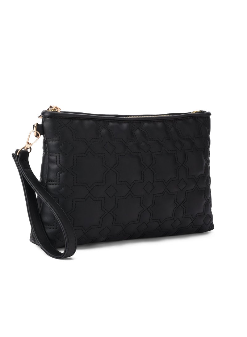 Pavo Black Mamluki Clutch - Image 3