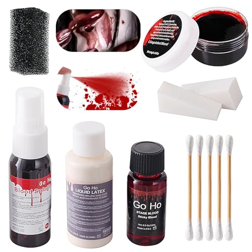 Go Ho Fake Blood Makeup for Special EffectsSet 1BY078 - Image 1