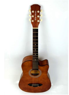 Mike Music 38 Inch Acoustic Guitar for Beginner Adult Teen, Full Size Guitar Acoustic 6-Strings Acoustic Guitar Set With Accessories Gig Bag, Picks, Right Hand, Matte Brown  - Image 5
