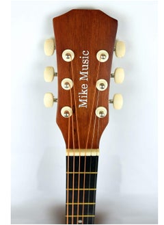 Mike Music 38 Inch Acoustic Guitar for Beginner Adult Teen, Full Size Guitar Acoustic 6-Strings Acoustic Guitar Set With Accessories Gig Bag, Picks, Right Hand, Matte Brown  - Image 2