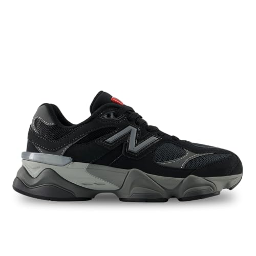 New Balance 9060 Big Kids Shoes (Black Castlerock, 7) - Image 1