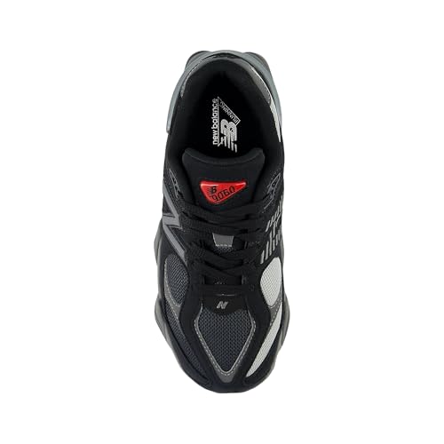 New Balance 9060 Big Kids Shoes (Black Castlerock, 7) - Image 2