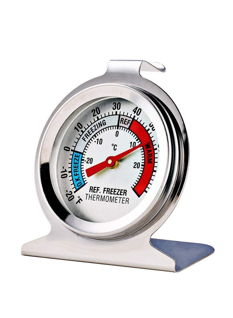 Arabest Refrigerator Freezer Large Dial Thermometer -20/80 °F Aulufft 4 pcs Classic Series Fridge Freezer Alarm Thermometer Internal Temperature Gauge for Refrigerator Kitchen - Image 3