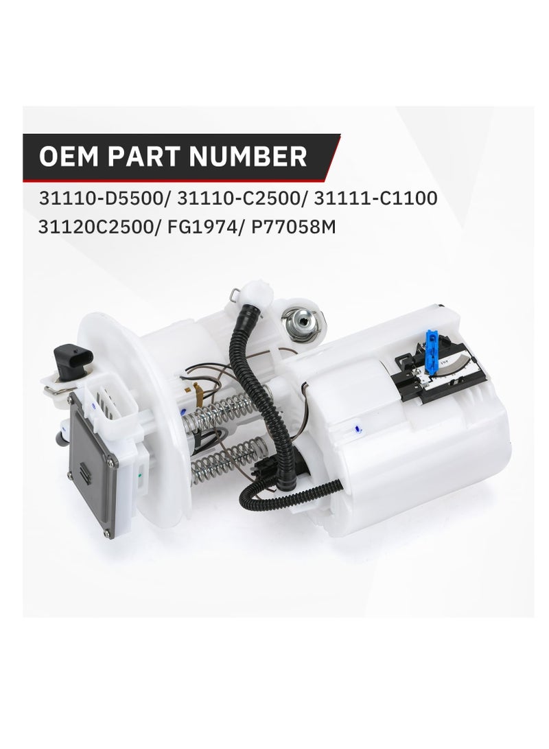 Generic Electric Auto Fuel Pump Module 31110-D5500 Compatible with Sonata Fits for Optima 2015-20 Fuel Pump Module Assembly Auto Parts 31110-C2500 - Image 3