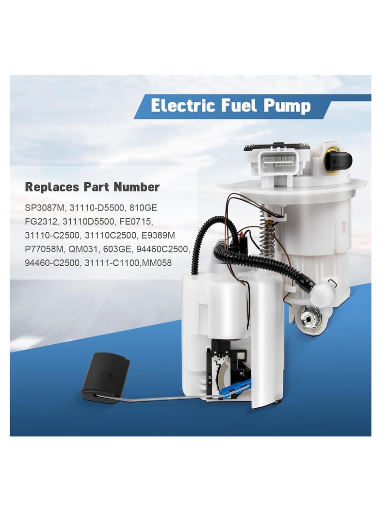 Generic Electric Auto Fuel Pump Module 31110-D5500 Compatible with Sonata Fits for Optima 2015-20 Fuel Pump Module Assembly Auto Parts 31110-C2500 - Image 5