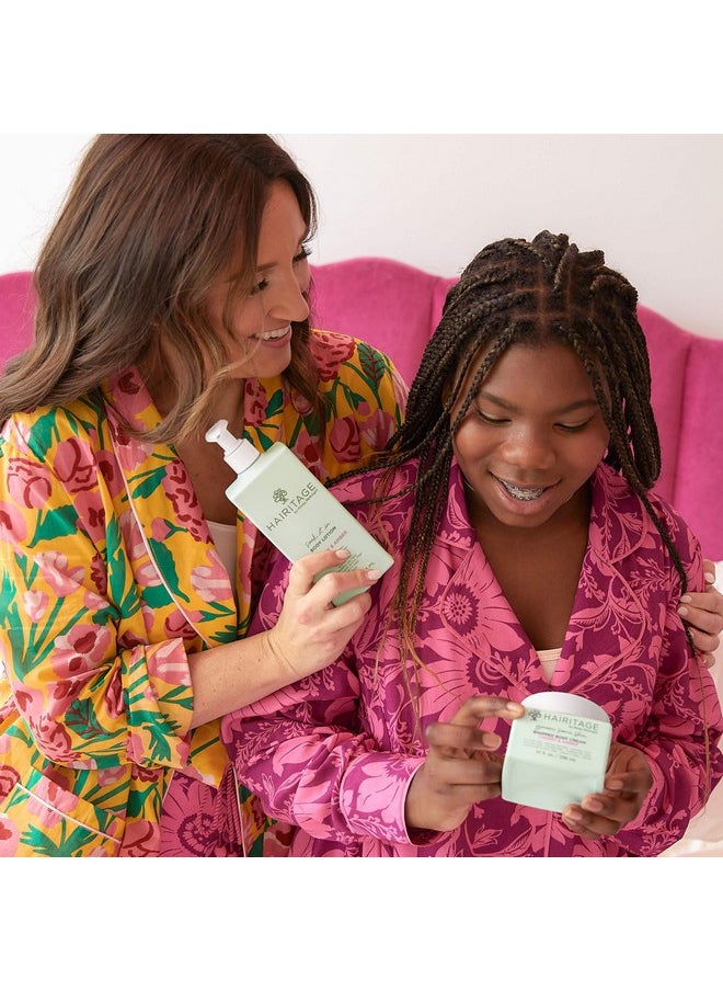Hairitage - Soak It In Cherry & Amber Scented Body Lotion Moisutrizes + Softens Skin Niacinamide Jojoba Oil Avocado Oil For All Skin Types Vetiver + Guaiac Wood Essential Oils 14 Fl. Oz. - Image 1