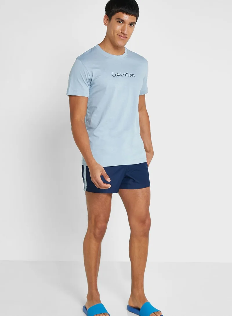 CALVIN KLEIN Logo Drawstring Shorts