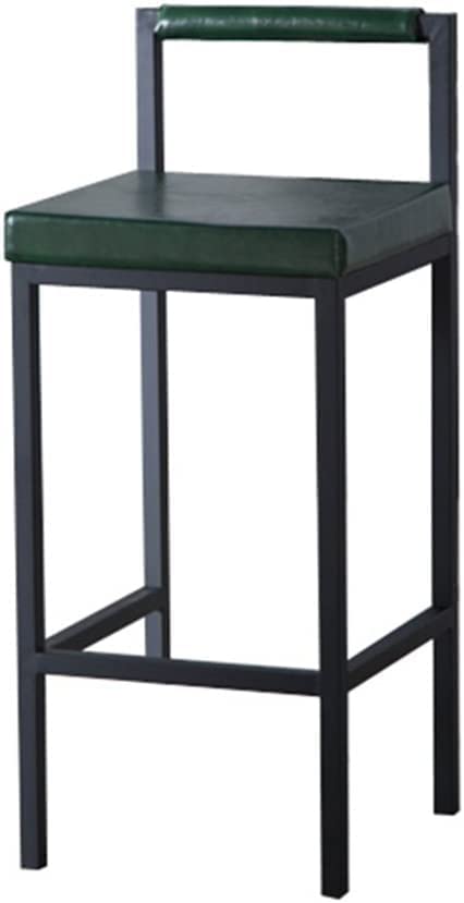 Generic Indian Decor 94803 Barstools American Retro Bar Stool Bar Chair PU High Chair Size H45cm  - Image 1