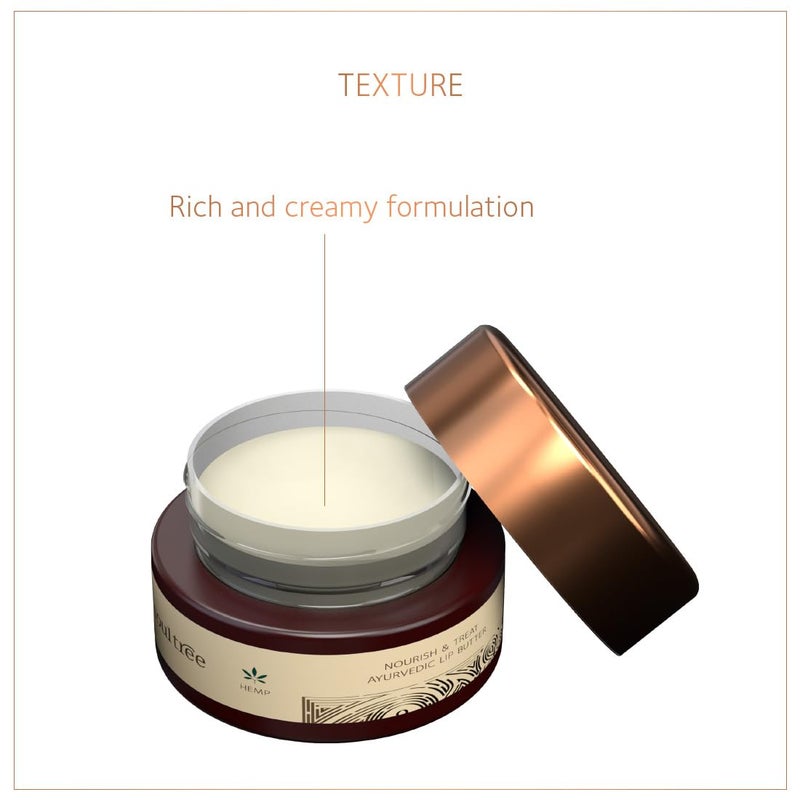 SoulTree Hemp Nourish  Treat Ayurvedic Lip Butter  15g - Image 4