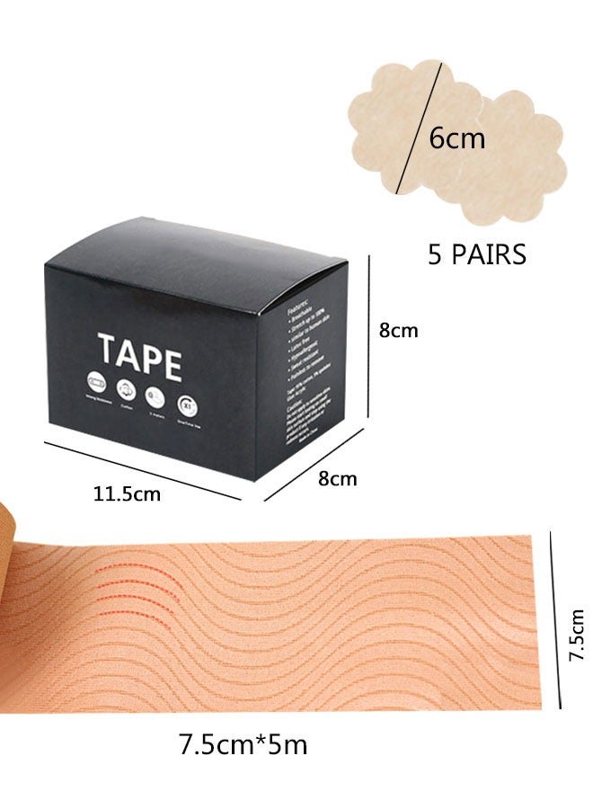 وهاواي 7.5cmx5m， Breathable and sweat resistant - Image 2