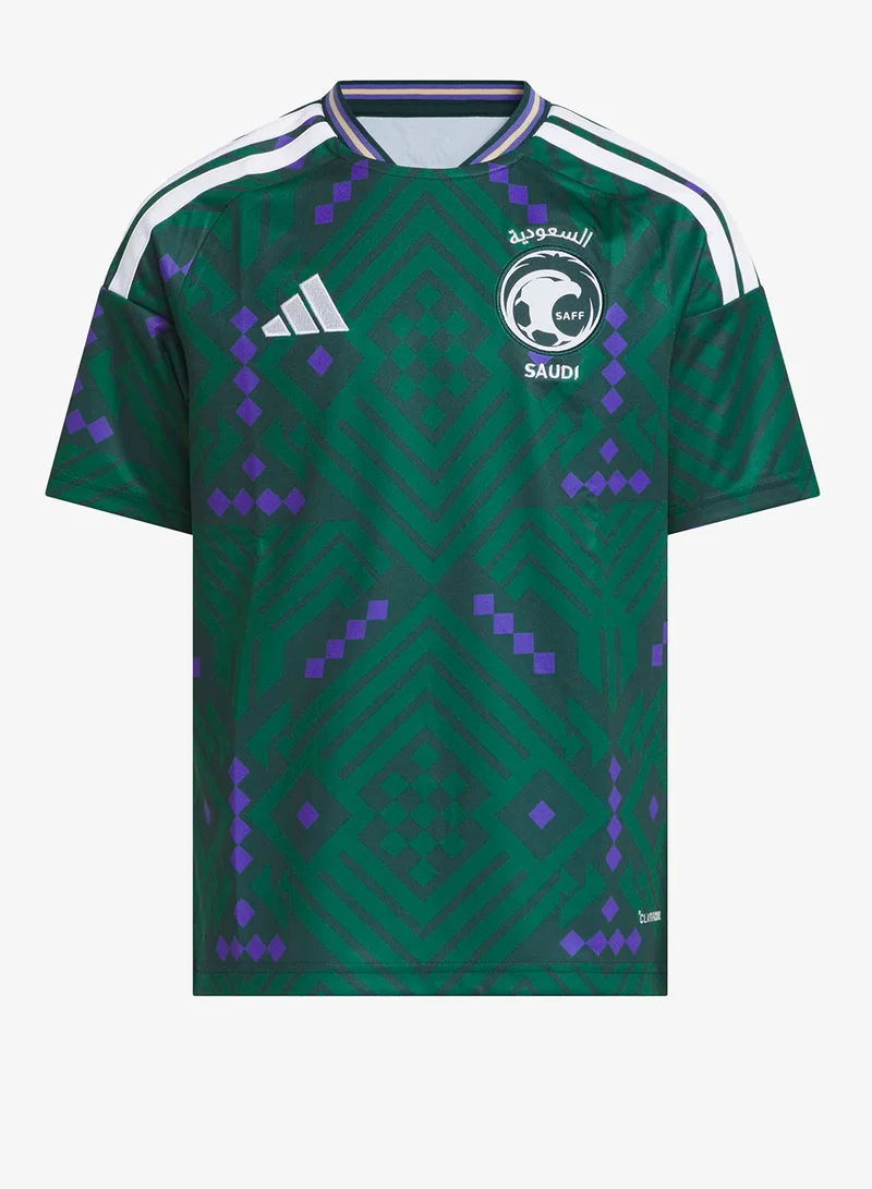 Adidas Kids Saudi 24/25 Stadium Home Jersey
