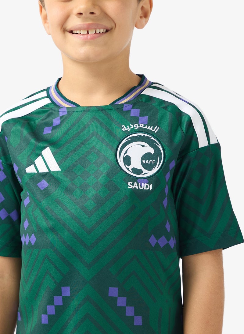 Adidas Kids Youth Saudi Arabia Home Jersey - Image 3