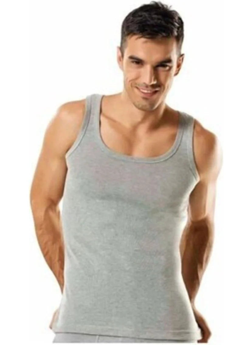 Blues Moda Cotton White Men's Undershirt 6 Pieces