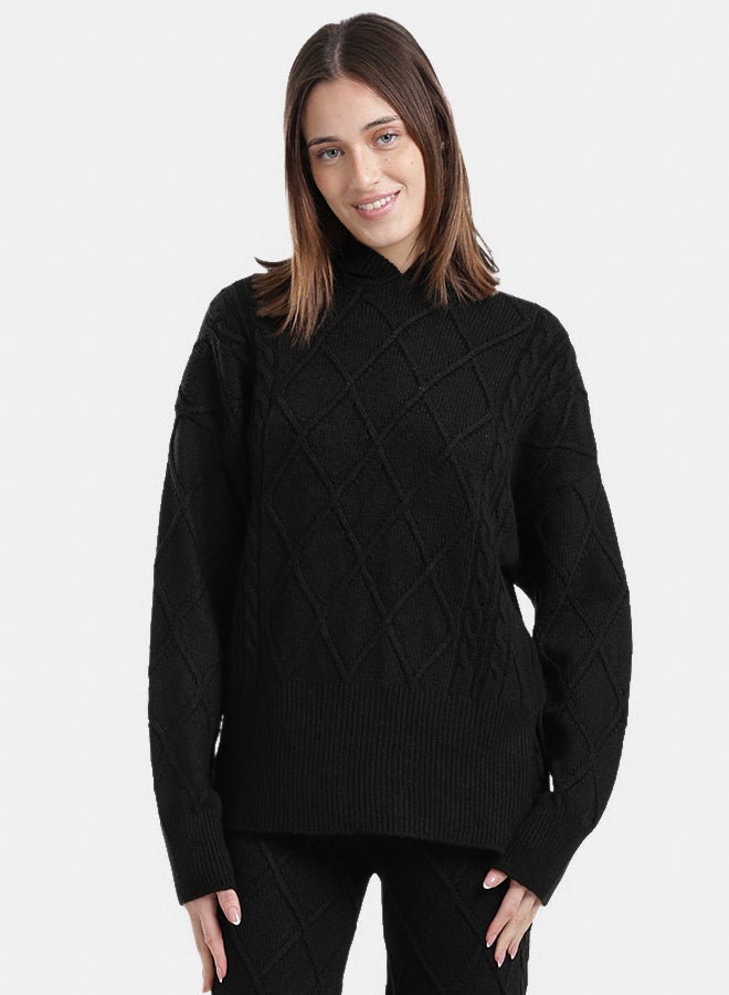Carina Cable Knit Lounge Pullover - Image 1