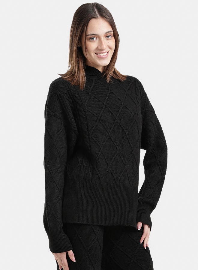 Carina Cable Knit Lounge Pullover - Image 2