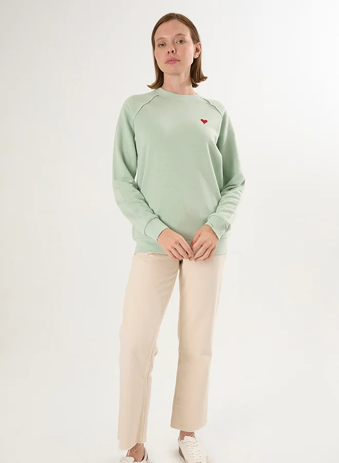 فيليكس هاردي بلوزة بياقة دائرية أساسية