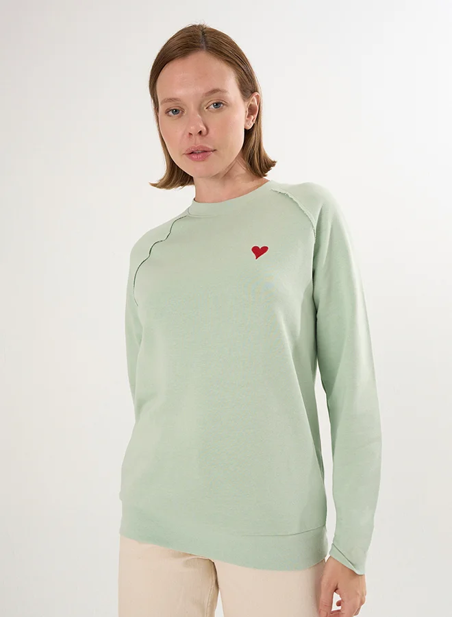 فيليكس هاردي بلوزة بياقة دائرية أساسية